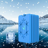 Pack of 6 Reusable Lunch Box Ice Packs with 30 Ice Cubes– Slim & Long-Lasting Freezer Blocks for Work, School, Picnic, Camping, Breastmilk & Kids’ Lunches