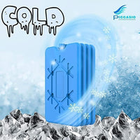 Pack of 6 Reusable Lunch Box Ice Packs with 30 Ice Cubes– Slim & Long-Lasting Freezer Blocks for Work, School, Picnic, Camping, Breastmilk & Kids’ Lunches