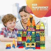 32pcs Magnetic Building Tiles Set - Strong 3D Magnet Blocks for Kids, Educational STEM Toy, Birthday Gifts for Kids and Toddlers, Inspire Creativity and Imagination in Construction Play
