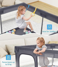 Versatile Foldable Baby Play Mat - Waterproof, Easy-to-Clean Activity Playmat - Ideal for Infants and Toddlers - Indoor/Outdoor Use - 120x120x1cm" (playpen)