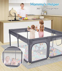 Versatile Foldable Baby Play Mat - Waterproof, Easy-to-Clean Activity Playmat - Ideal for Infants and Toddlers - Indoor/Outdoor Use - 120x120x1cm" (playpen)