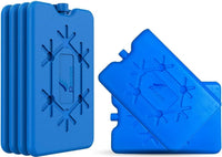 Ice Pack Reusable Thin Can Be Placed in Lunch Box Cooler Freezer to Keep Cold Suitable For Cooler Bag For Work & School 6 PCS