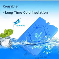Ice Pack Reusable Thin Can Be Placed in Lunch Box Cooler Freezer to Keep Cold Suitable For Cooler Bag For Work & School 6 PCS