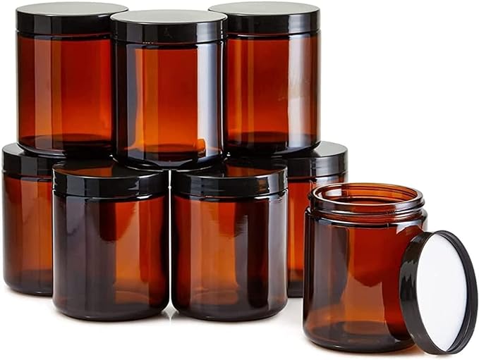 WESOUQ™ 12 PCS Glass Jars with Airtight Lids extensively useful Spice Containers for Home Kitchen