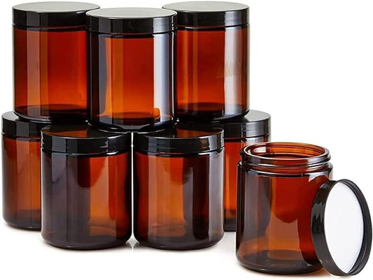 WESOUQ™ 12 PCS Glass Jars with Airtight Lids extensively useful Spice Containers for Home Kitchen