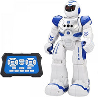 Smart RC Robot Toy for Kids with Gesture Control, Remote Control, Music, LED Lights, Programmable Dancing Talking Robot, USB Rechargeable Educational Robot for Boys & Girls Ages 6+