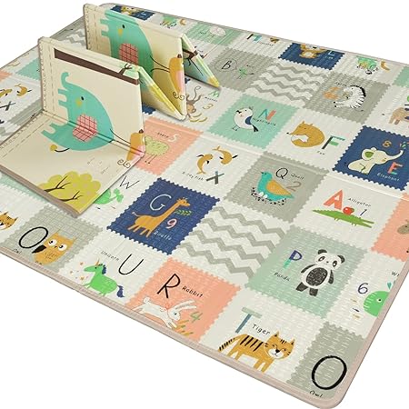 WESOUQ™ Children Play Mat Baby Crawling Mat Double-Sided Waterproof Extra Large Best For Baby