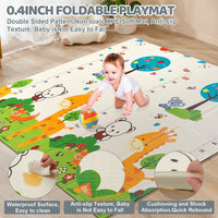 180x150 Baby Playpen with Mat,2 Pull Rings & Balls Foldable Indoor & Outdoor Toddler Play Yard Activity Center with Soft Foam Bumpers & Breathable Mesh Sides
