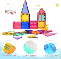 32pcs Magnetic Building Tiles Set - Strong 3D Magnet Blocks for Kids, Educational STEM Toy, Birthday Gifts for Kids and Toddlers, Inspire Creativity and Imagination in Construction Play
