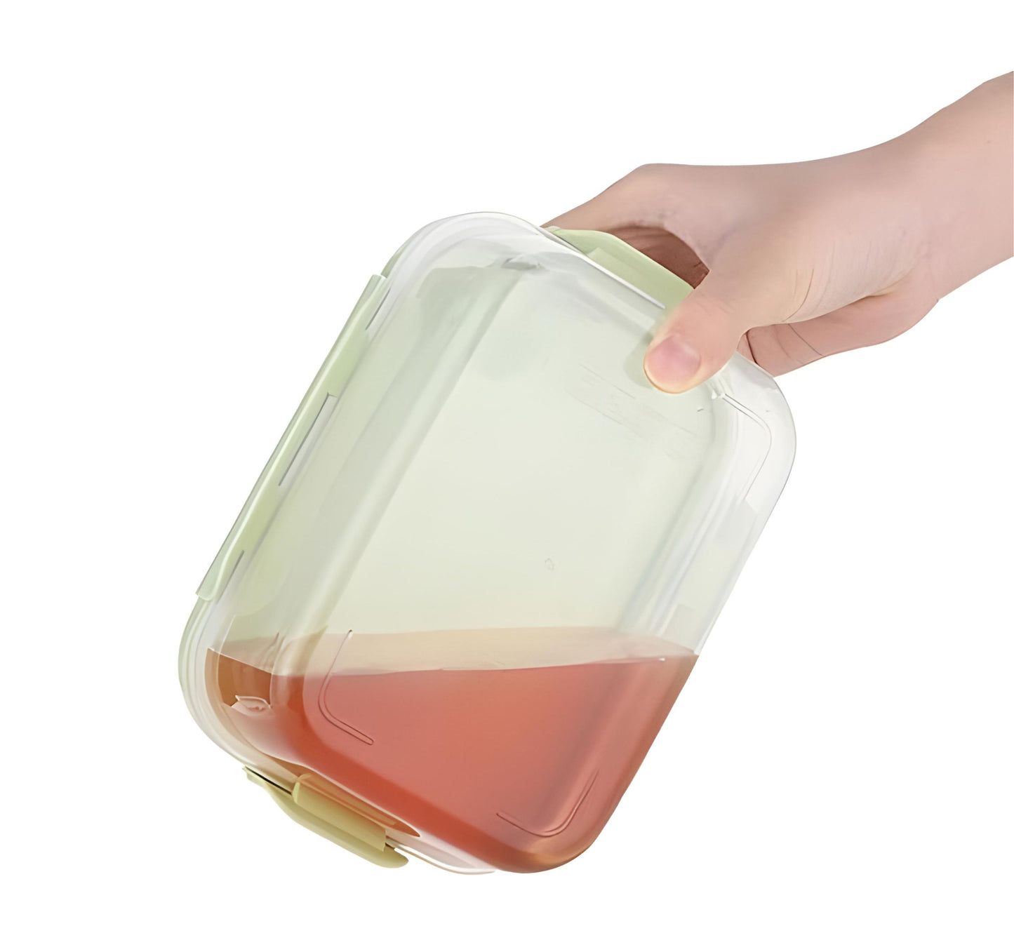 WESOUQ™ Green Rectangular Food Storage Containers with Leak-Proof Lids -6 large ice pack Microwave & Dishwasher Safe