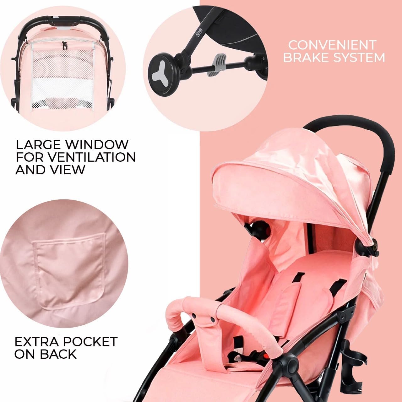 WESOUQ™ Ultra-Light Cabin Stroller - Compact Travel Gear for Babies