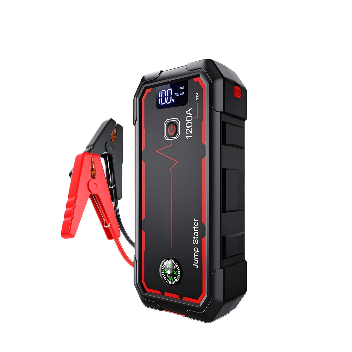 بنك الطاقة Jump Starter للسيارة، بنك الطاقة Jump Starter 1200A، جهاز إخراج شاحن محمول 10000 مللي أمبير في الساعة