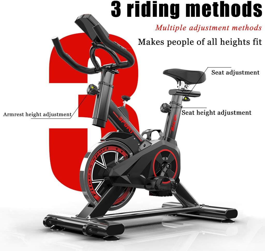 Ultra-Quiet Adjustable Resistance Exercise Bike